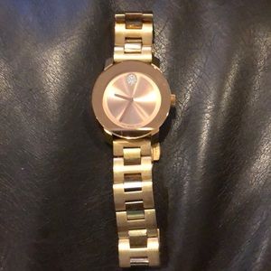 Movado bold rose gold